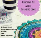 choosing an adult coloring book
